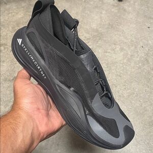 Stella McCartney Black and Gray Athletic Shoes